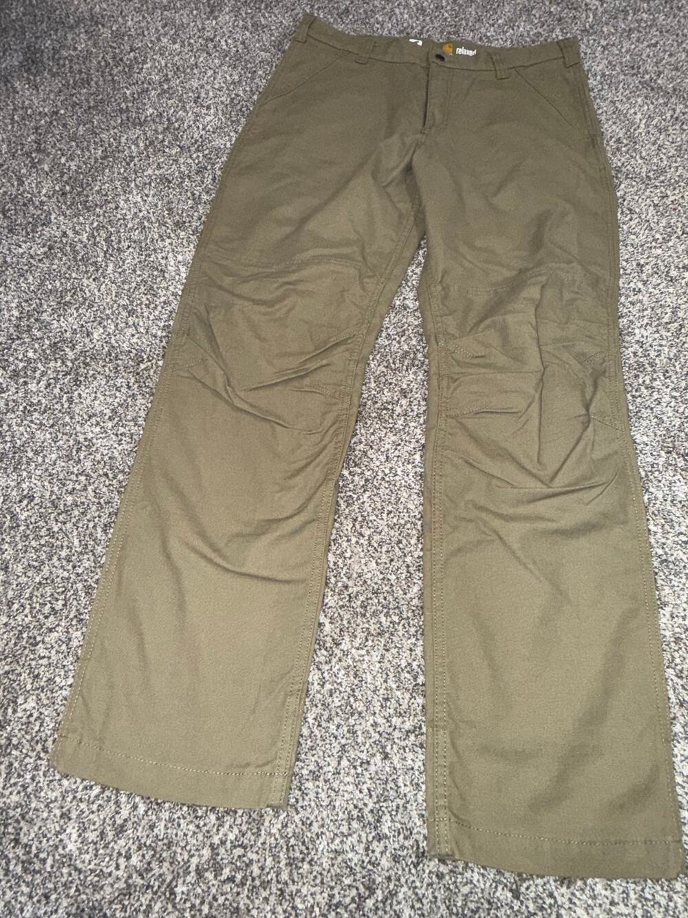 Carhartt Full Swing Relaxed Fit Work Pants Men’s 36x34 Olive Green